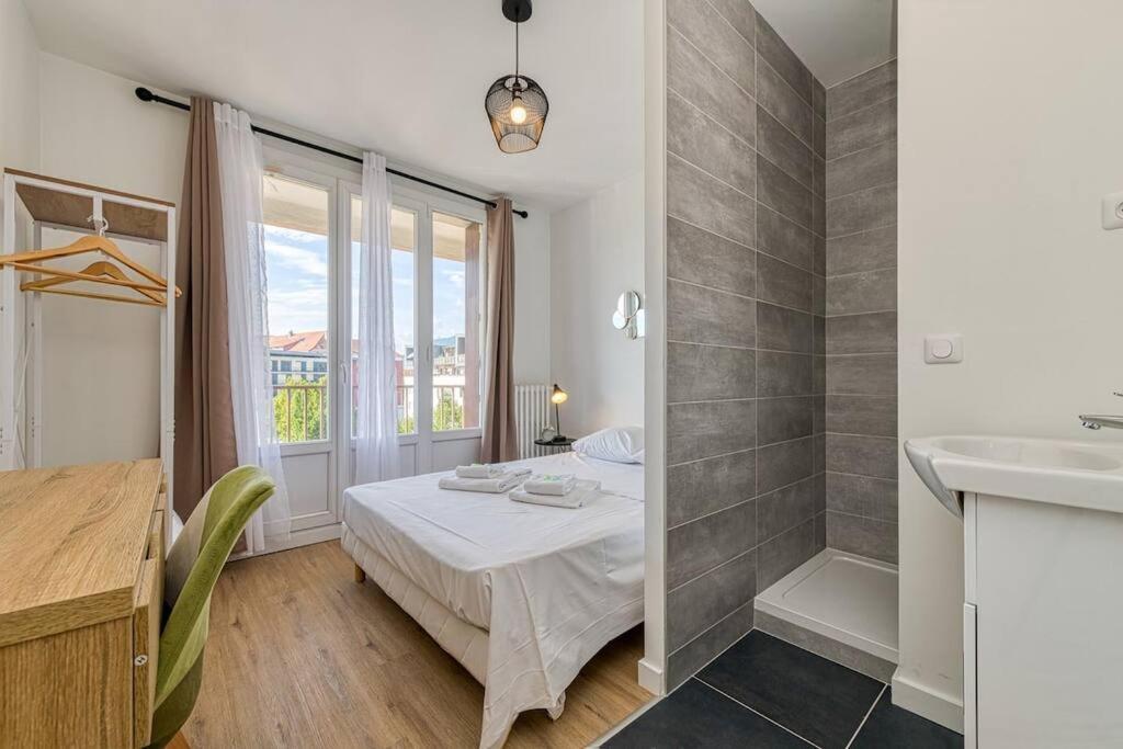 Haut Standing, 4 Ch Dont 2 Sdb Prive, Clim, Fibre Grenoble Exterior foto